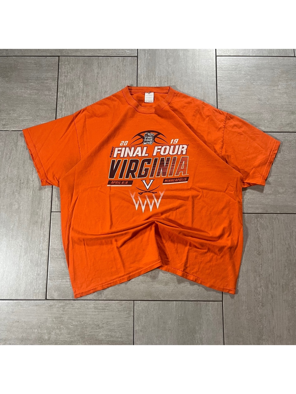 Vintage Virginia Final Four Basketball T-Shirt 2019 2XL